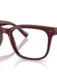 Nuance Audio Square 56 Shiny Burgundy Clear to Emerald - vista 3/4