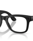 Ray-Ban Meta Wayfarer Gen2 Matte Black Clear RW4012 - vista 3/4