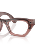 Ray-Ban Meta Zena Gen3 Rosa Blush Latte 69161Z - vista 3/4