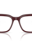 Nuance Audio Square 54 Shiny Burgundy Clear to Emerald - fronte