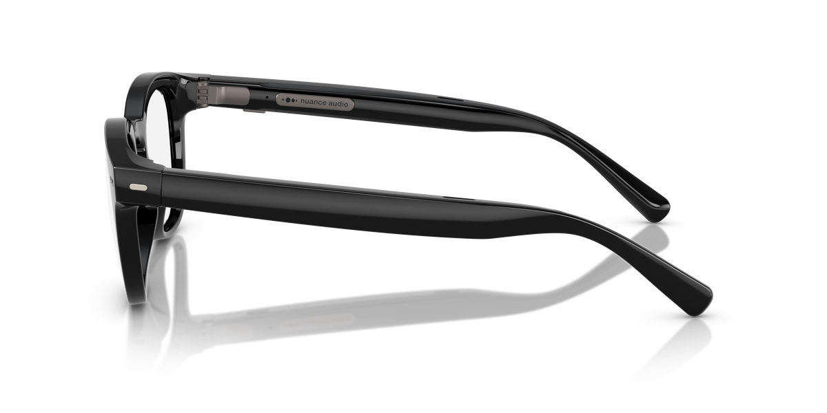 Nuance Audio Panthos 48 Shiny Black Clear to Grey - lato