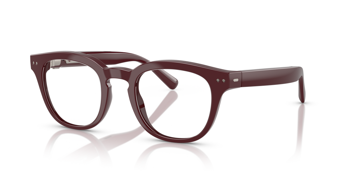 Nuance Audio Panthos 48 Shiny Burgundy Clear to Emerald - vista 3/4