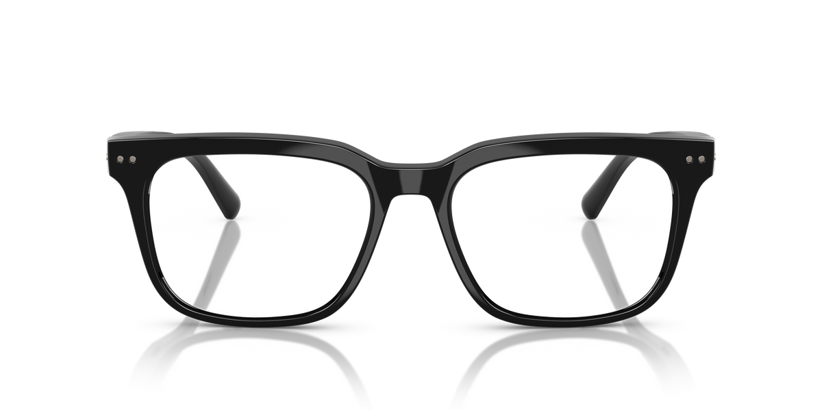 Nuance Audio Square 56 Shiny Black Clear to Grey - fronte