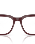 Nuance Audio Square 56 Shiny Burgundy Clear to Emerald - fronte