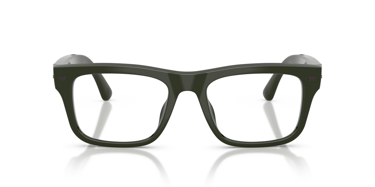 Nuance Audio Plus Square Olive Green Clear to Green 53 - fronte