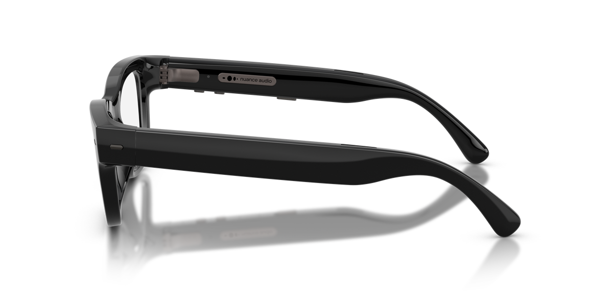 Nuance Audio Plus Upturn Black Clear to Grey 52 - lato