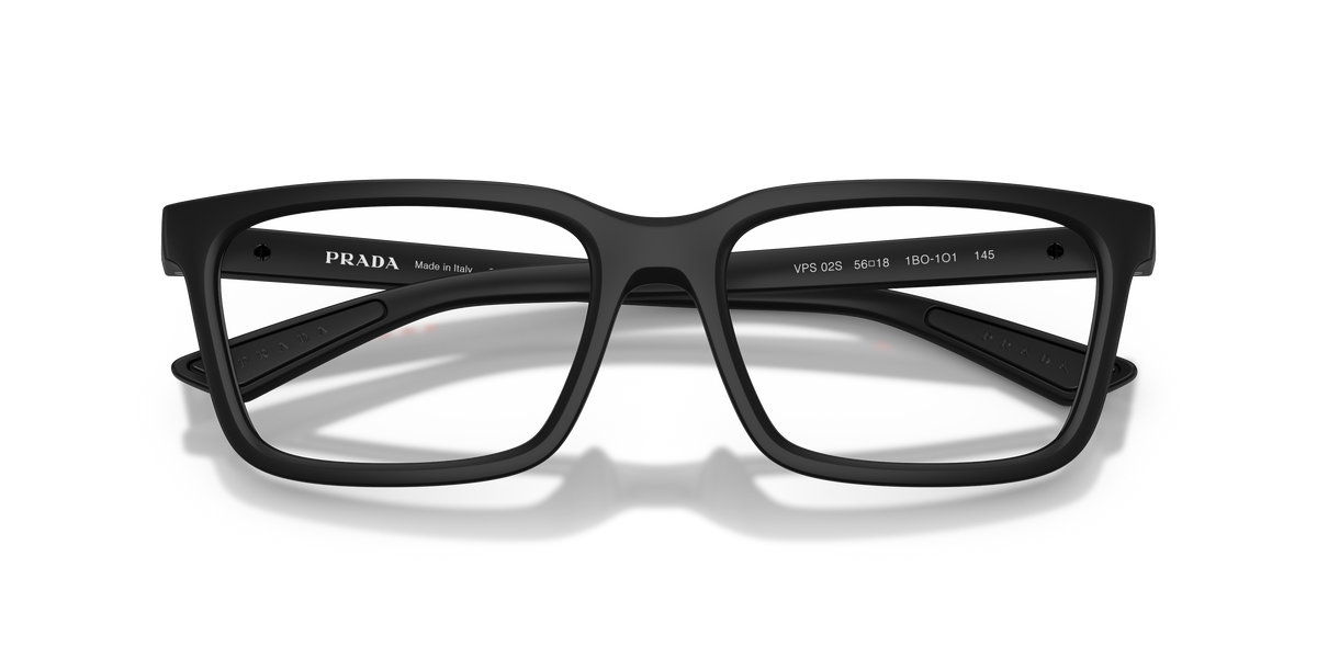 Prada Linea Rossa 02SV 1BO1O1 – vista frontale ravvicinata