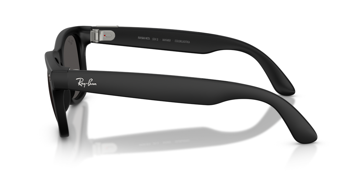 Ray-Ban Meta Wayfarer Gen3 Nero Opaco 601S87 - laterale