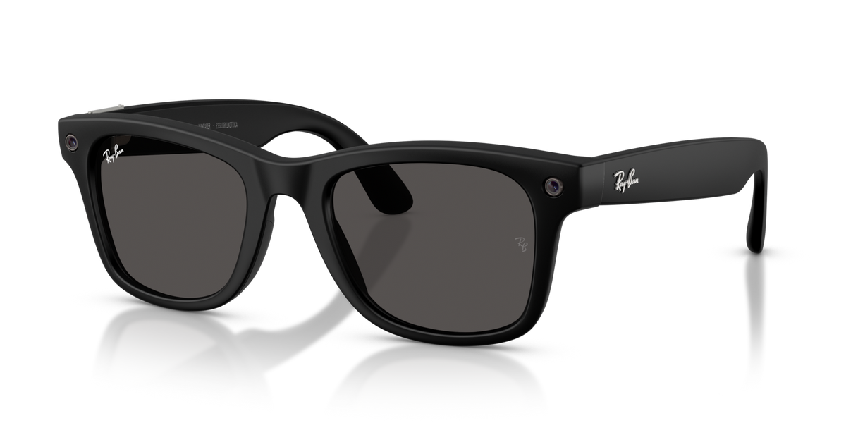 Ray-Ban Meta Wayfarer Gen3 Nero Opaco 601S87 - vista 3/4