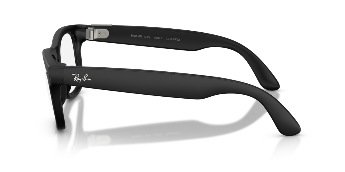 Ray-Ban Meta Wayfarer Gen3 Nero Opaco 601SSB - laterale