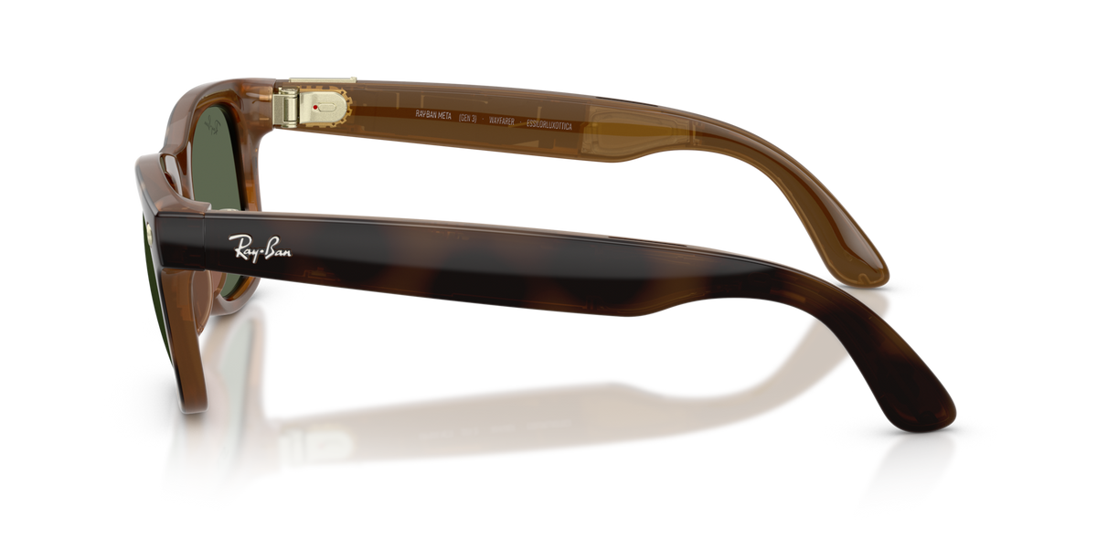 Ray-Ban Meta Wayfarer Gen3 Havana 690571 - laterale