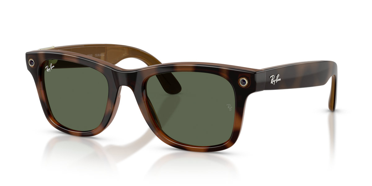 Ray-Ban Meta Wayfarer Gen3 Havana 690571 - vista 3/4