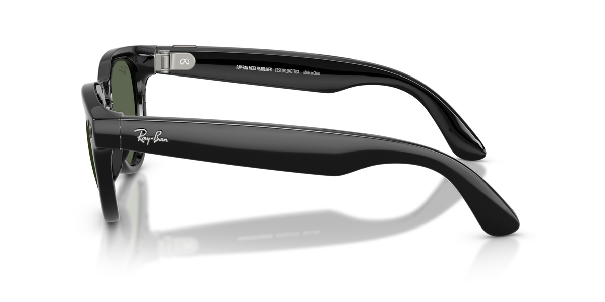 Ray-Ban Meta Headliner Gen2 Shiny Black G15 RW4013F - lato