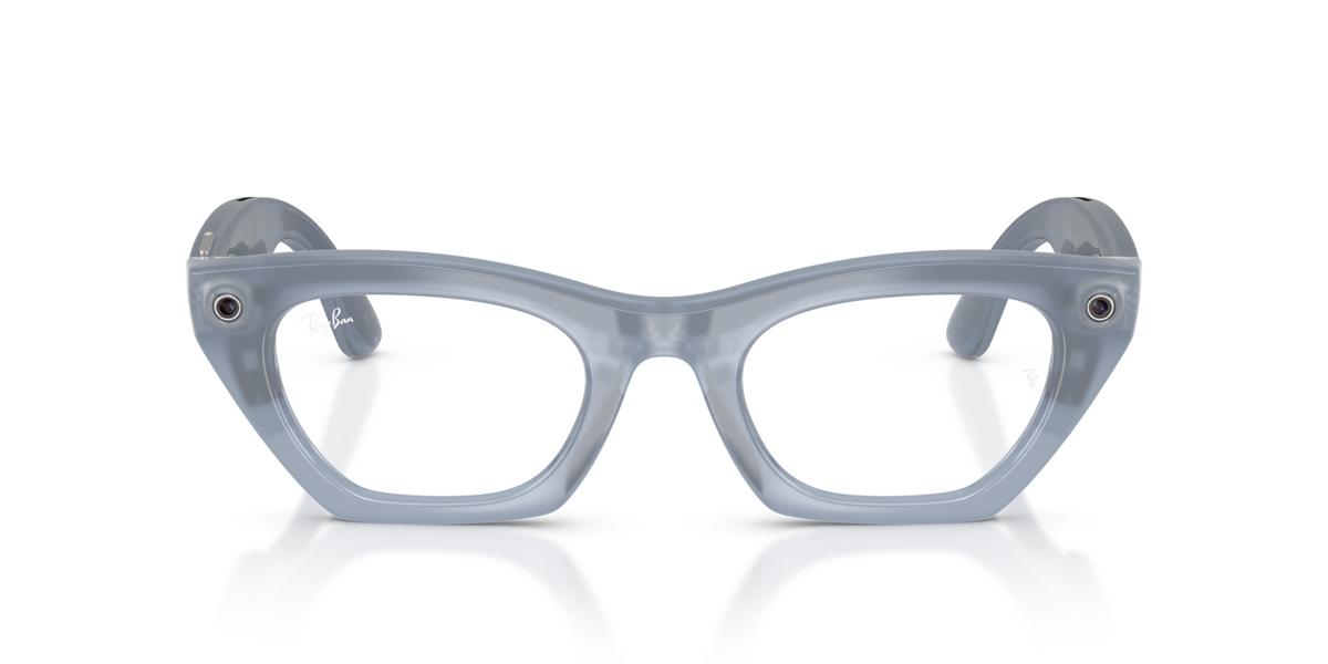 Ray-Ban Meta Zena Gen3 Grigio Lilla Lattiginoso 691410 - frontale