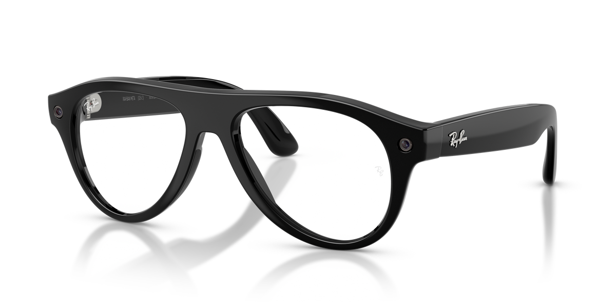 Ray-Ban Meta Aviator Optics Gen3 Nero RW4016V 2000 54 - vista 3/4