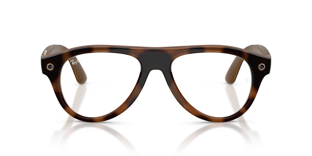 Ray-Ban Meta Aviator Optics Gen3 Havana RW4016V 8528 54 - frontale