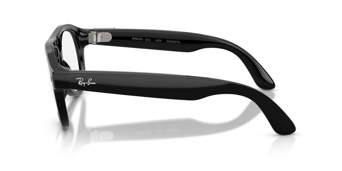 Ray-Ban Meta Aviator Gen3 Nero 601/1M - laterale