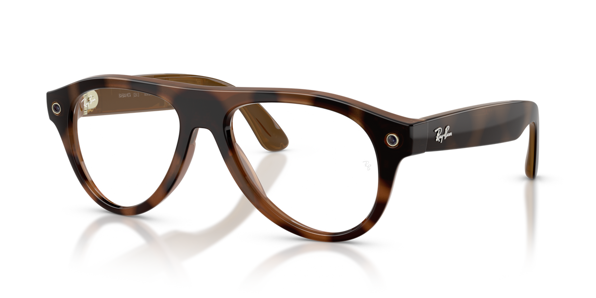 Ray-Ban Meta Aviator Gen3 Havana 6905M4 - vista 3/4