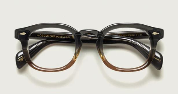 Moscot Mekler Grey Brown Fade