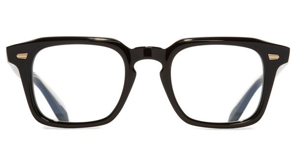 Cutler and gross 1416 Optical Round Glasses BLACK ON CRYSTAL