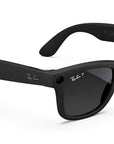 Ray Ban Meta Wayfarer Gen1 Matte Black Polar Gradient Graphite RW4008