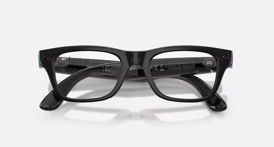 Ray Ban Meta Blayzer Optics Gen2 Shiny Black RW7001