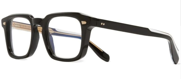 Cutler and gross 1416 Optical Round Glasses BLACK ON CRYSTAL