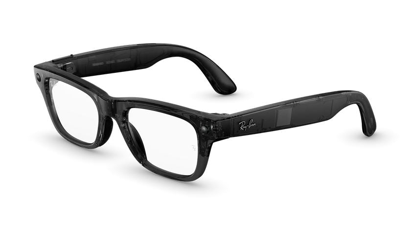 Ray Ban Meta Blayzer Optics Gen2 Transparent Lucid Black RW7001