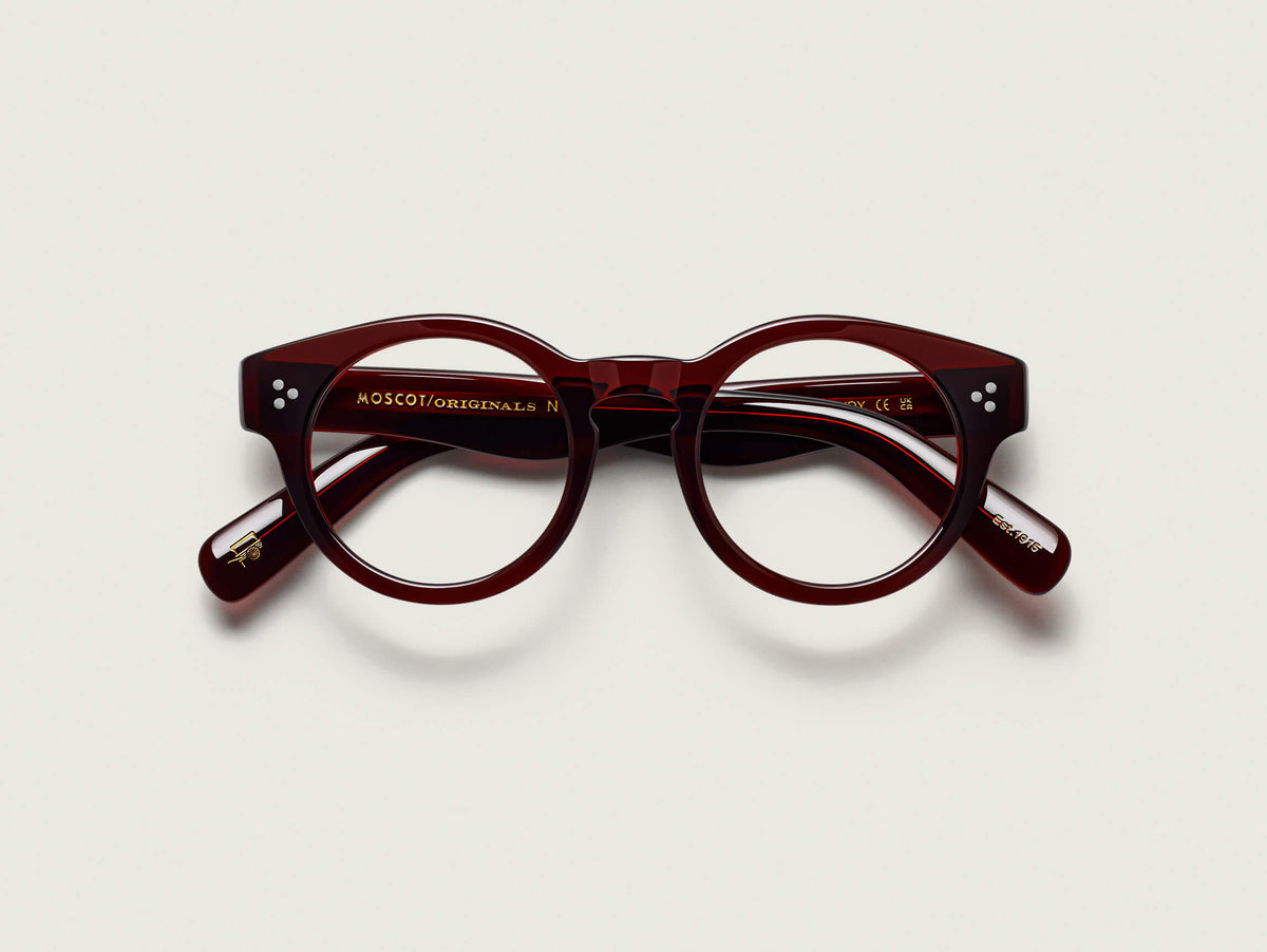 Moscot Grunya Vista Burgundy 47 – foto 2