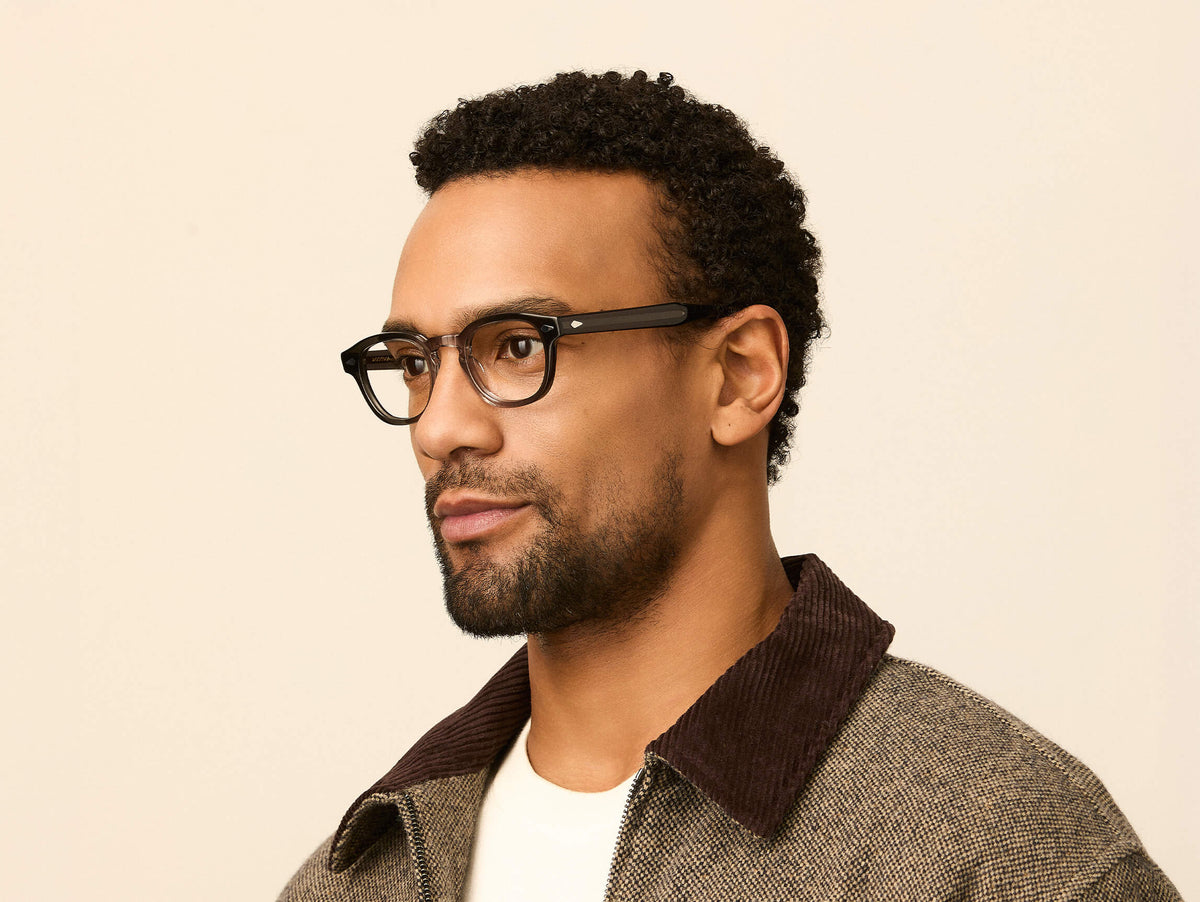 Moscot Lemtosh Vista Grey Fade 49 – indossato