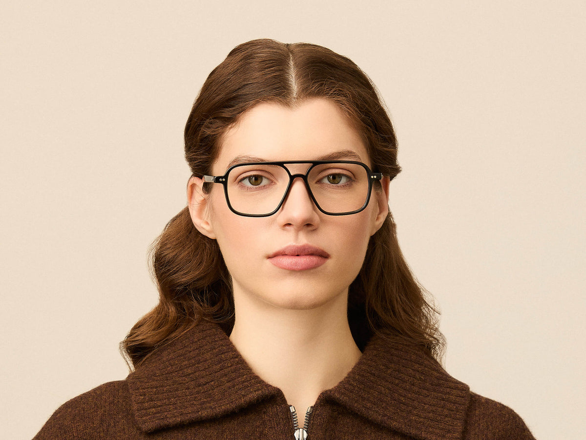 Moscot Minyan Vista Black 54 – indossato