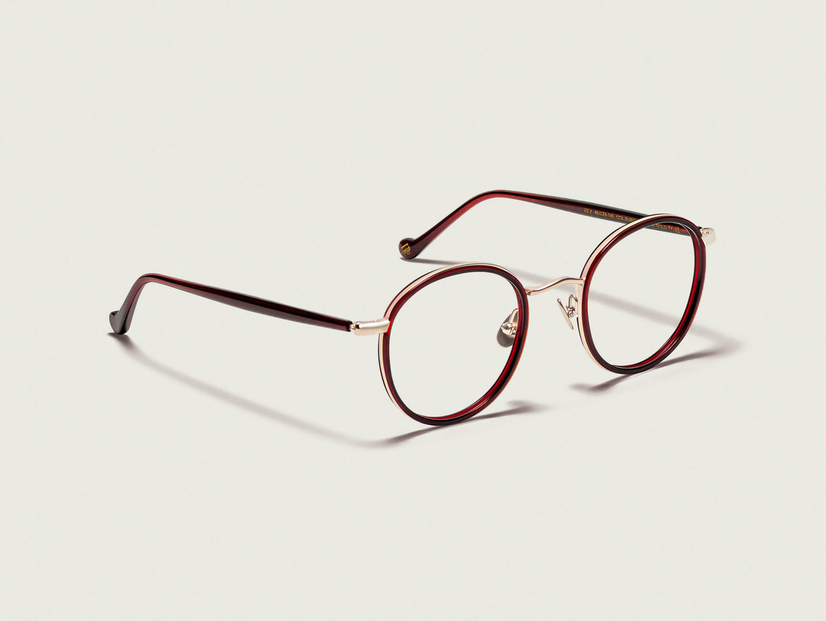 Moscot Zev Burgundy