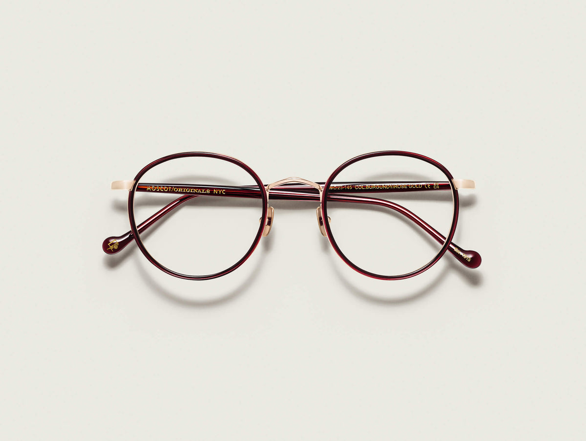 Moscot Zev Burgundy